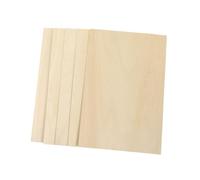 Homoyoyo 5 pièces Plaques Tilleul Naturel Panneaux Contreplaqué Dur pour Peinture DIY Gravure Artisanat Modélisme