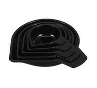 Homoyoyo 5 Pièces Plateau de Pesée Plastique Mini Plateau de Mesure Précis pour Liquides Poudres et Bijoux Bac Léger et Portable pour Laboratoire Cuisine et Évaluation des Pierres