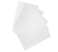 Homoyoyo 5 pièces Plateau Transparent Multi Usage pour Étudiants et Bureaux Planche Lisse pour Examens et Prise de Notes
