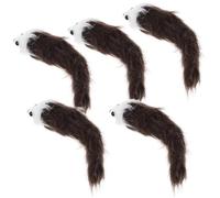 Homoyoyo 5 Pièces Souris en Peluche pour Chat, Interactif, Sonore | Forme de Souris, Peluche Douce, Soutien de L’exercice, Divertissement, Préservation du Mobilier, Usage Intérieur