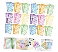 Homoyoyo 50 feuilles Budget Portables Épais pour Suivi des Dépenses Quotidiennes Carnet Recharges pour Gestion Financière Personnelle