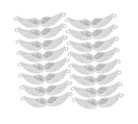 Homoyoyo 50 Pièces Breloque Aile Petites Ailes Ange Pour Loisirs Créatifs Pendentifs Enchantés Breloque Pour Bijoux Fait Main Jolis Pendentifs Vintage