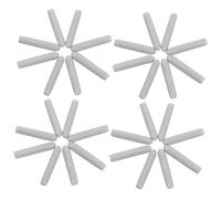 Homoyoyo 50 Pièces Embouts De Panier De Lave-vaisselle Couvercles D’extrémité En Plastique Pour Réparation Et Prévention Des Dommages
