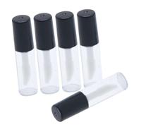 Homoyoyo 50 pièces Lot de Tubes Vides pour Gloss à Mini Rechargeables avec Embout Brosse Contenants et Durables pour Hydratant Visage et Huile