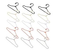 Homoyoyo 50 Pièces Mini Doll Clothes Hangers Compact and Lightweight Doll Garment Rack for Dollhouse Accessories for Organizing and Displaying Outfits in Small Spaces