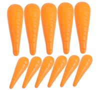 Homoyoyo 50 Pièces Nez Carotte Petit pour Bonhomme de Plastique Orange Accessoire Hiver pour Décorations DIY Noël et Halloween Nez de Carotte Réaliste pour Activités Hiver