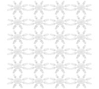 Homoyoyo 50 Protège-ailettes en Plastique pour Fléchettes, Accessoire de Protection pour Ailettes, Correcteur D’Angle de Vol, Transparent, Pack de 50 Pièces, Équipement pour Salle