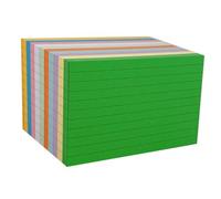 Homoyoyo 500 Feuilles Cartes Index Colorées Couleurs Épaisses Compactes pour Prise de Notes Quotidienne Vocabulaire Listes et Rappels Portables