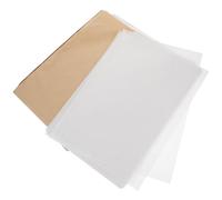 Homoyoyo 500 Feuilles de Papier Sulfurisé Alimentaire 22G 20X30Cm Doublures Multifonctions pour Paniers et Fritures Papier D’Emballage Anti-Graisse la Cuisine Boulangerie et