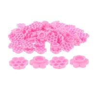 Homoyoyo 500 Pièces Flower Lash Glue Cups Stable Eyelash Applicator Tool For Grafting Glue Holder Compatible With Extension Rings And Organizers Versatile For Lash And Nail Art Use