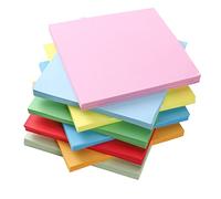 Homoyoyo 500 pièces Papier Origami Coloré Carré Papier à Plier Mélangé Couleurs Manuel pour Garçon Fille Bricolage et Projets Scolaires