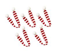 Homoyoyo 5pcs Mini Écharpe De Noël pour Bouteilles - Décorations Festives 2x30cm pour Et Décorations De Table