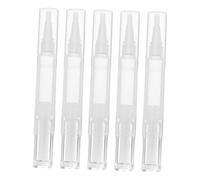 Homoyoyo 5pièces à à Recharges Transparentes Avec Applicateur Lot De Pour Huile à Et Gloss à Pratique Pour Voyage Et Usage