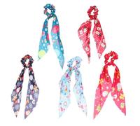 Homoyoyo 5pièces Bandeau Cheveux Noël Ruban Long Imprimé Accessoire Sexy Et Confortable Pour Femmes Fête De Noël