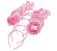 Homoyoyo 5pièces Bandeaux De Sensibilisation Cancer Du Sein Couvre-chefs Ruban Pour Fêtes Accessoires De Photomaton Pour Femmes