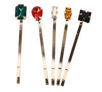 Homoyoyo 5pièces Barrette à Cheveux Rétro or Avec Et Accessoires Élégants Et Pour Styles De Cheveux