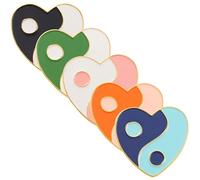 Homoyoyo 5pièces Broches Forme De Cœur Accessoires De Vêtements Élégants De Mode