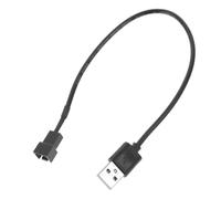 Homoyoyo 5pièces Câble USB vers Broches Adaptateur pour Ventilateurs Pc Bureau Connexion Facile Et Performance Fiable