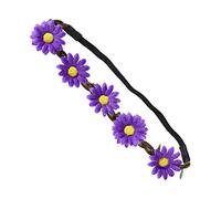 Homoyoyo 5Pièces Couronne de Fleurs Hawaïenne Cheveux de Accessoire pour Fête Tropicale pour et Événements