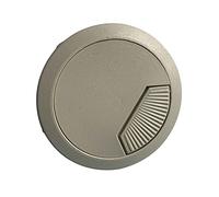 Homoyoyo 5pièces Couvercle De Trou De Câble De Bureau Rangement Pratique pour Câbles avec Texture Brossée Blanc pour Ordinateur Et Espace De Travail à Domicile