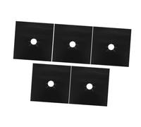 Homoyoyo 5pièces Couvre-brûleurs De Cuisinière Ptfe Résistants Chaleur Universelle Pour Tapis De Cuisine Anti-graisse Et Réutilisables