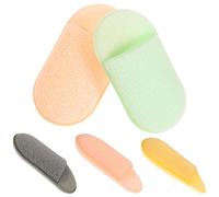 Homoyoyo 5pièces Éponges Nettoyantes Pour Visage Réutilisables Exfoliantes Pour Maquillage Nettoyage Quotidien Disques Faciaux Légers Et Portables
