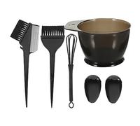 Homoyoyo 5pièces Kit De Teinture Cheveux Accessoires Colorations Durables Plastique Comprenant Bol Brosse Courbée Et Peigne Outil Bricolage Diy Pour Maison Et Salon Professionnel