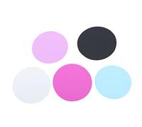 Homoyoyo 5Pièces Palette de Mélange de Vernis à Ongles Silicone Bac à Peinture pour Art Ongles Noir Rose Rouge Outils de Maquillage Cosmétique