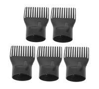 Homoyoyo 5pièces Peigne Pour Sèche-cheveux Avec Embout Diffuseur Plastique Pour Coiffure Lissage Et Démêlage Cheveux Fins Bouclés