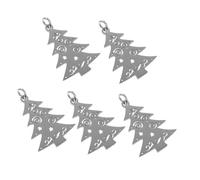 Homoyoyo 5pièces Pendentifs Charms Forme De Sapin De Pour Création De Bijoux Accessoires Décoratifs Pour Colliers Et Bracelets