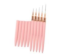 Homoyoyo 5pièces Pinceaux à Ongles Pour Nail Art Outil De Manucure Lot De Pinceaux Liner Pour Tracer Des Lignes Et Peindre Des Dessins Fins Ongles