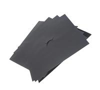 Homoyoyo 5pièces Tapis De Protection Pour Cuisinière à Gaz Noir Résistant Chaleur Réutilisables Avec Pré-découpé Pour Brûleur Protège Plaque Cuisson Gaz Et Four