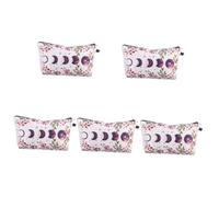 Homoyoyo 5pièces Trousse De Maquillage De Voyage Cosmétique Zippé Petite Pochette Organiseur Pratique Et Portable pour Voyage Et