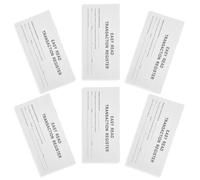 Homoyoyo 6 Livres de Comptes Blanc, Carnet D'organisation Financière Personnel, Registre de Chèques pour Suivi des Dépenses, Enregistreur de Chéquier Pratique pour Gestion Comptable