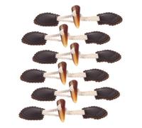 Homoyoyo 6 Paires Boutons à Bascule pour Manteau Corne Lot de Faciles à Coudre pour Manteaux Cardigans et Sacs à Dos pour Projets DIY et Vêtements Extérieur