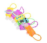 Homoyoyo 6 pièces Bouteilles de Voyage Silicone Cartoon pour Flacons Pratiques avec Couvercle Aléatoires pour Shampooing et Gel Couleur Aléatoire Couleur Aléatoire