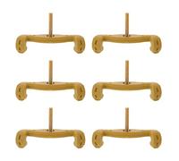 Homoyoyo 6 Pièces Chevalet D'épaule de Violon en Caoutchouc pour Violons 1/2-3/4-4/4, Améliore la Stabilité, Installation Facile, pour Pratique et Performance