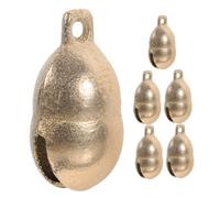Homoyoyo 6 pièces Cloche pour Collier de Chien et Chat Cuivre Accessoires de Collier Animaux avec Sons Joyeux Décorations Festives pour Noël et DIY