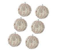 Homoyoyo 6 Pièces de Noël Brillant Ornements Suspendus pour Sapin Décoration Festive pour Maison et Commerce