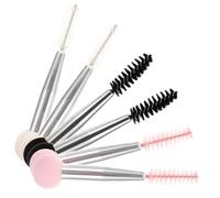 Homoyoyo 6 pièces Double Head Makeup Sponge Brush Set For Eye Shadow And Lash Application Portable Eyebrow And Eyelash Tool For Precise Makeup