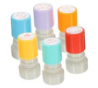 Homoyoyo 6 pièces Enseignant Plastique avec Messages Positifs Autoencrés pour École et Classe Fournitures Scolaires pour Enseignants Encouragement et Motivation Élèves Couleur Aléatoire
