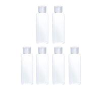 Homoyoyo 6 pièces Flacons de Voyage Transparent pour Lotion et Distributeurs Pratiques