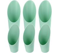 Homoyoyo 6 pièces Lot de Pelles de Jardinage pour Garçon Fille Petits Outils Léger Plastique Pelles à Terre pour Plantation de Succulentes et Légumes Scoops de Sol Précis pour Pots et