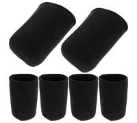 Homoyoyo 6 pièces Manchons Occultants pour Bocaux Mason Jar Lot de Housses Noires pour Germination Hydroponique Protection Lumière Adaptable pour Culture Verre