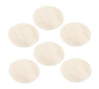 Homoyoyo 6 pièces Pads Exfoliants Ronds Luffa Naturel pour Visage Doux et Résistants Nettoyage Profond et Démaquillant Compacts et Légers pour Voyage et Usage Quotidien
