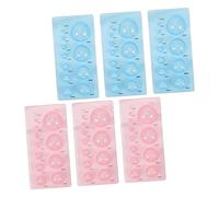 Homoyoyo 6 pièces Paper Quilling Molds Domes Half Ball Plastic Rolling Tool Kit For Precise Stereoscopic Paper Crafting DIY