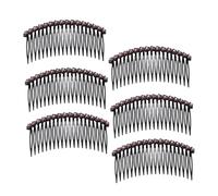 Homoyoyo 6 pièces Peignes Décoratifs Vintage pour Cheveux avec Accessoires Simples pour Torsadées et Mariage Clips Pratiques