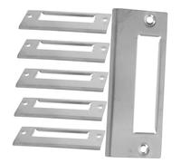 Homoyoyo 6 Pièces Plaques de Gâche Acier Inoxydable Universelles Kit de Réparation pour Portes avec Installation Facile et Design Compact