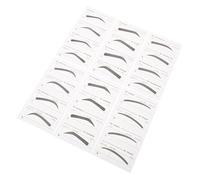 Homoyoyo 6 pièces Pochoirs Sourcils Usage Unique Kit Sourcils Maquillage Femmes Guide Précis pour Débutantes et Usage Salon