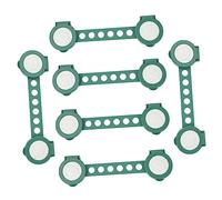 Homoyoyo 6 Pièces serrure de sécurité du tiroir verrou bac à jouets serrures de porte door lock Loquets de sécurité pour bébés loquets de tiroir bébé serrures de tiroir bébé abdos Green